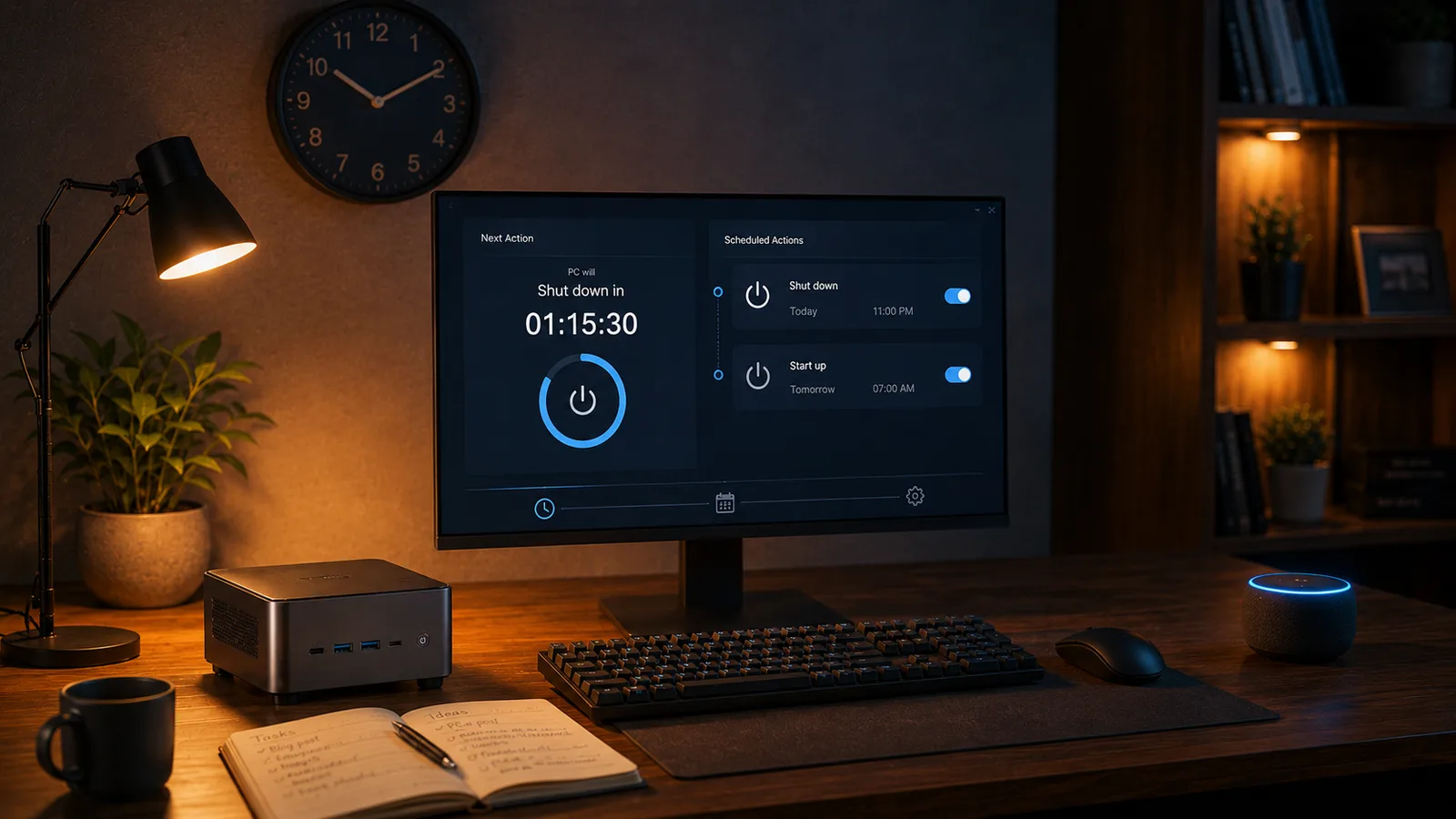 "Alexa, schalte den PC in 10 Minuten aus": der Timer, den du schon hast